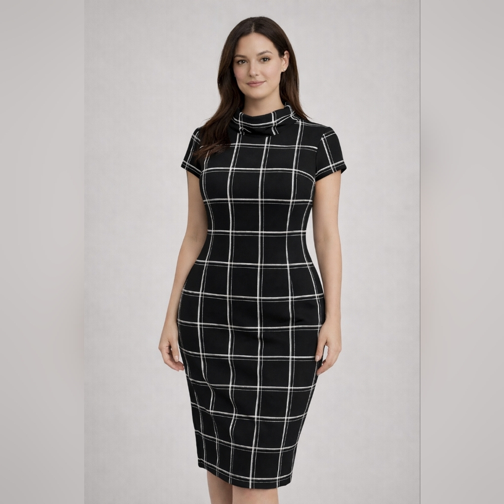 Black Patterned Dress